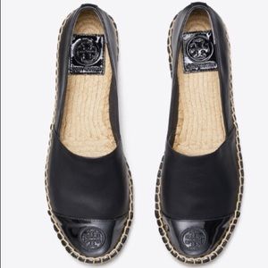 ‼️ NIB ‼️ TORY BURCH - FLAT ESPADRILLE (BLACK)